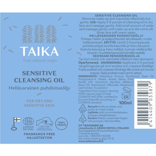 TAIKA Sensitive Cleansing Oil 100ml - Bild 3
